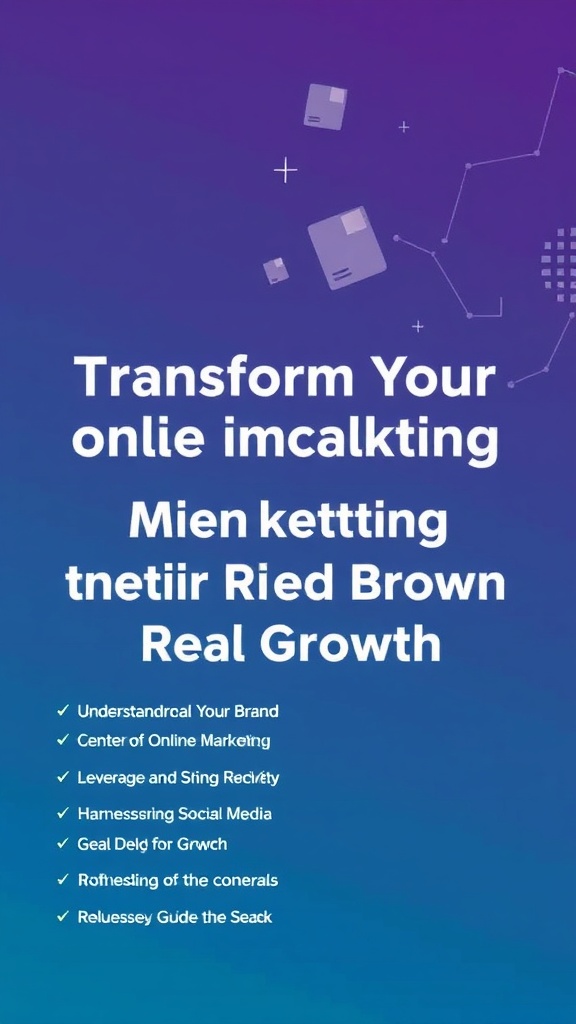 Transform Your Brand with Innovative Online Marketing Strategies That Drive Real Growth