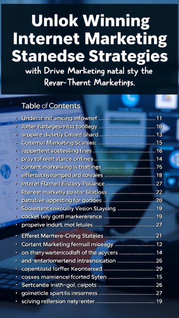 Unlock Winning Internet Marketing Strategies with Examples That Drive Real Results