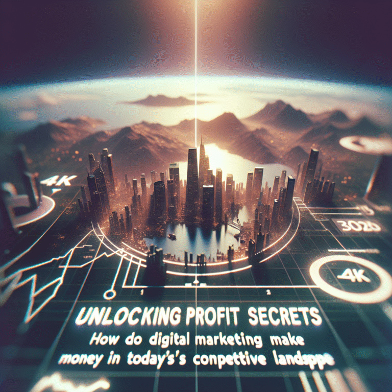 Unlocking Profit Secrets: How Do Digital Marketing Make Money in Todays Competitive Landscape