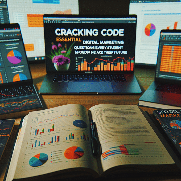 Cracking the Code: Essential Digital Marketing Questions Every Student Should Know to Ace Their Future