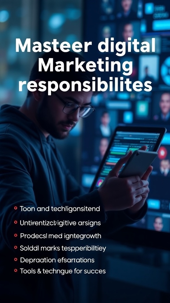 Mastering digital marketing responsibilities: Strategies to drive growth and outsmart the competition