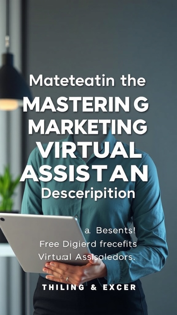 Mastering the Digital Marketing Virtual Assistant Job Description: Key Skills, Benefits, and How to Excel