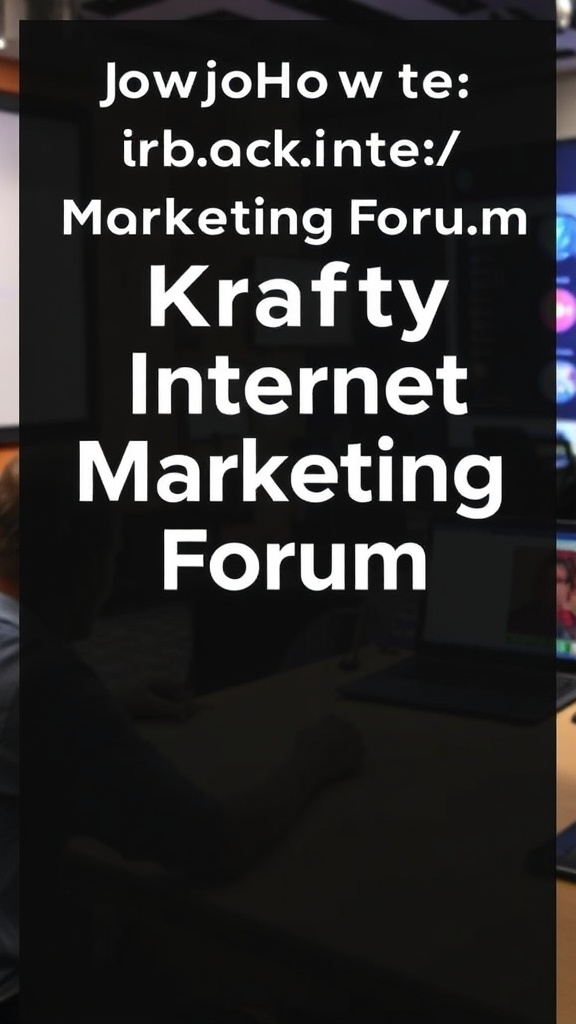Discover How the Krafty Internet Marketing Forum Can Transform Your Online Strategy and Drive Real Results