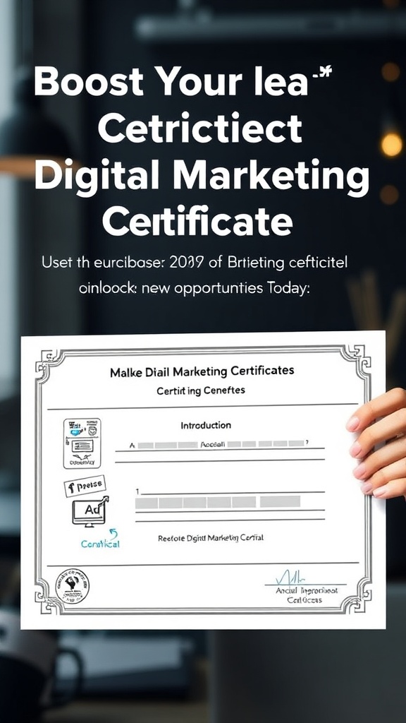 Boost Your Career and Business Potential with a Certified Digital Marketing Certificate: Unlock New Opportunities Today