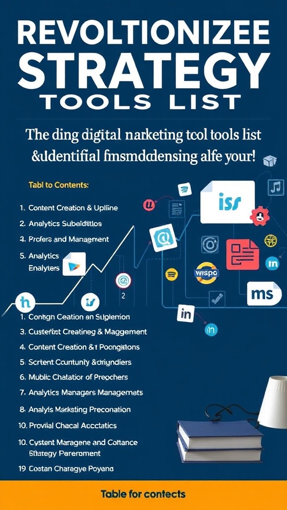 Revolutionize Your Strategy: The Ultimate Digital Marketing Tools List to Skyrocket Online Performance