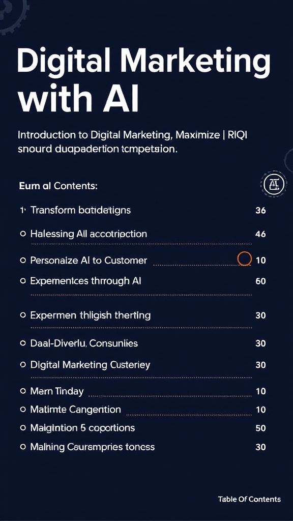 Digital Marketing with AI: Transform Campaigns, Maximize ROI, and Outpace Competitors