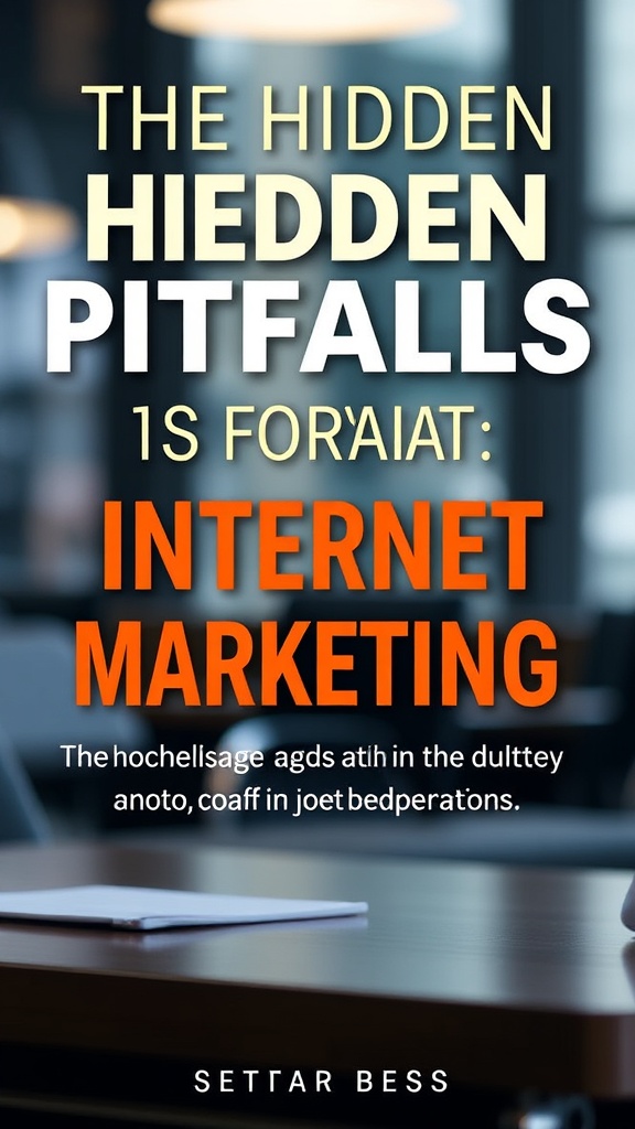 The Hidden Pitfalls of Internet Marketing: What Businesses Must Know Before Going Digital